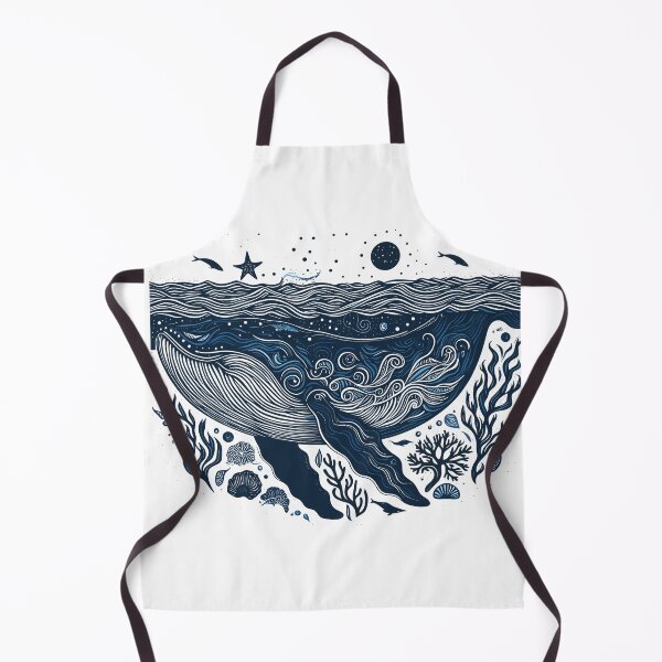 Item preview, Dark Shadows Blue Whale designed and sold by bihtti.
