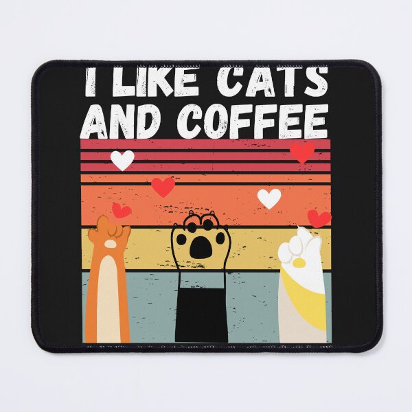 Item preview, i like cats and coffee and maybe 3 people Funny Cat And Coffee Lovers classicT-Shirt designed and sold by scofield97.