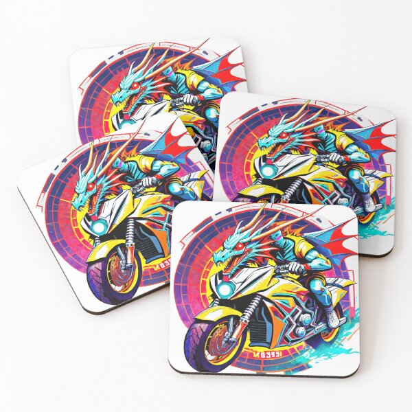 Item preview, Dragon racer on a Motorcycle designed and sold by BADESIGNZZ.