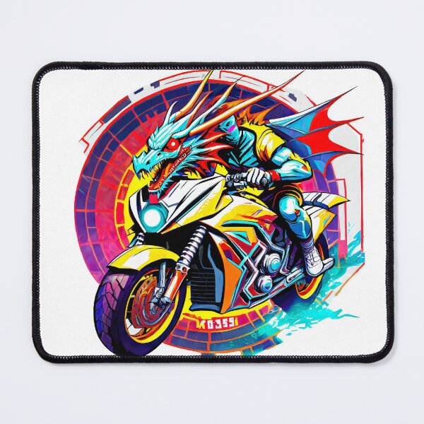 Item preview, Dragon racer on a Motorcycle designed and sold by BADESIGNZZ.