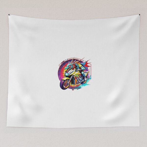 Item preview, Dragon racer on a Motorcycle designed and sold by BADESIGNZZ.