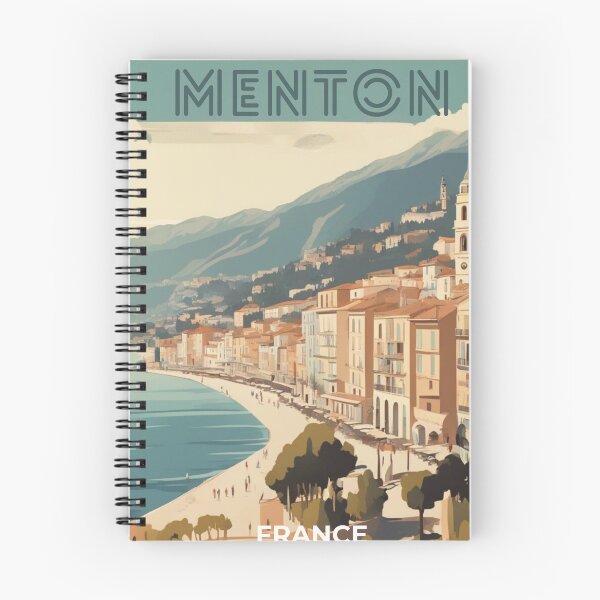Item preview, Vintage poster Menton France designed and sold by KarakitAI.