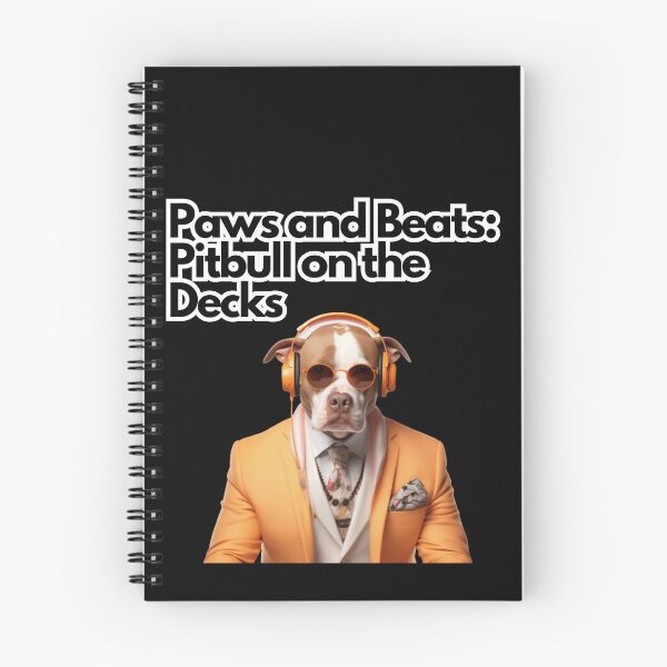 Item preview, Paws and Beats: Pit bull on the decks DJ designed and sold by coserkan.