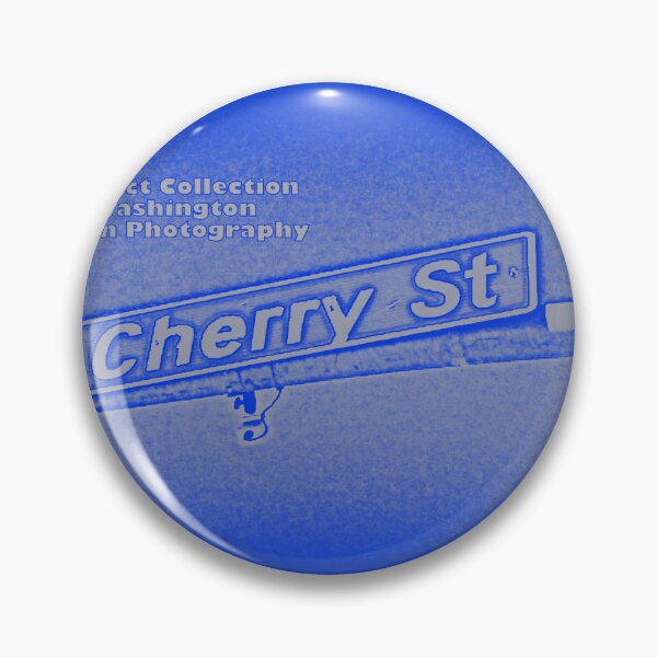 Item preview, Cherry Street (BluGra), Seattle, WA by Mistah Wilson designed and sold by The Street Sign Store.