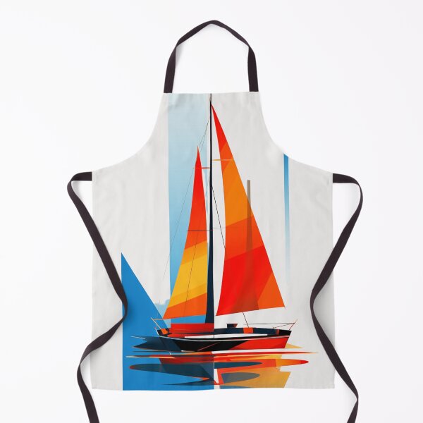 Item preview, Abstract Sailboat Art designed and sold by Sketch-Shack.