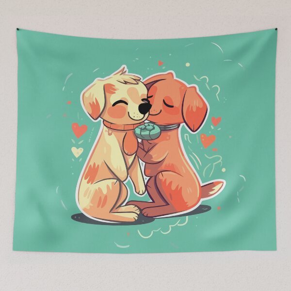 Item preview, Puppy Kisses and Tail Wags designed and sold by Amir Faysal.