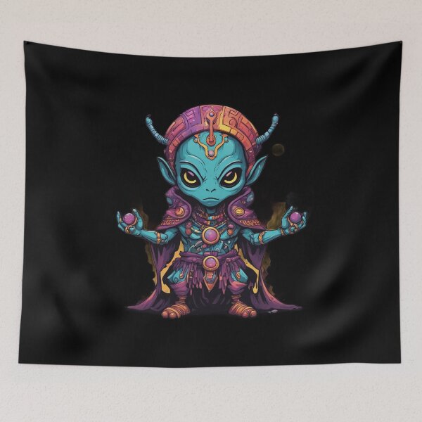 Item preview, Galactic Spirit Guide: Alien Shaman Fashion Statement designed and sold by Burn-Ego.