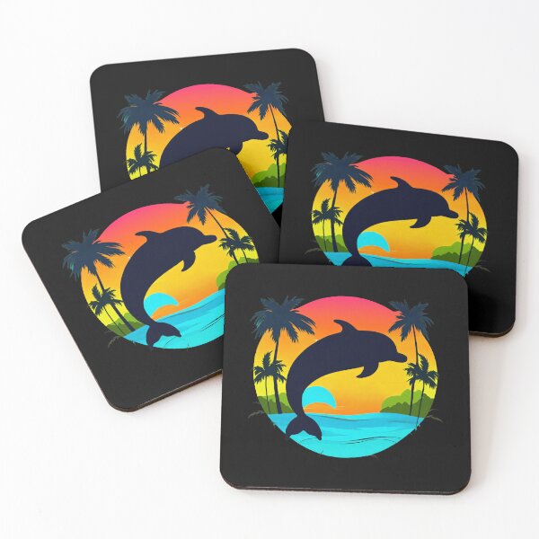 Item preview, Beautiful Dolphin Design - Sunset designed and sold by BudBrown.