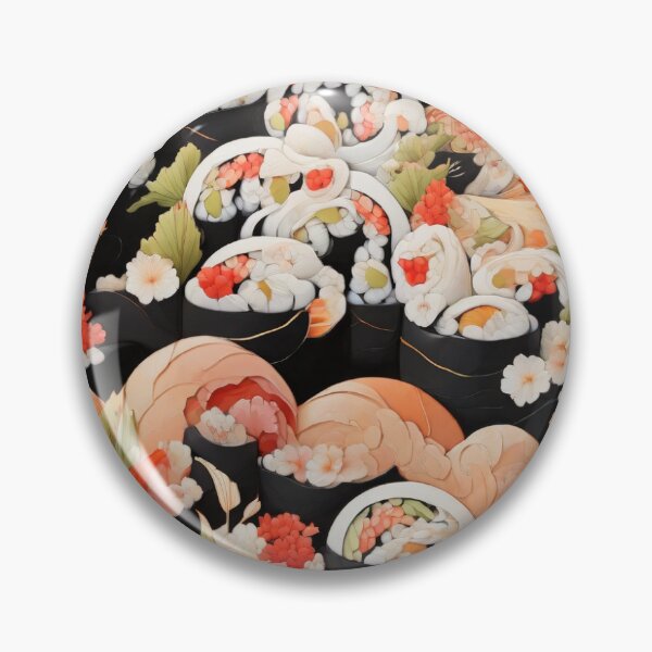 Item preview, Sushi Symphony: Vibrant Roll Collage designed and sold by Honlov.