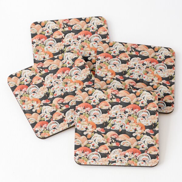 Item preview, Sushi Symphony: Vibrant Roll Collage designed and sold by Honlov.