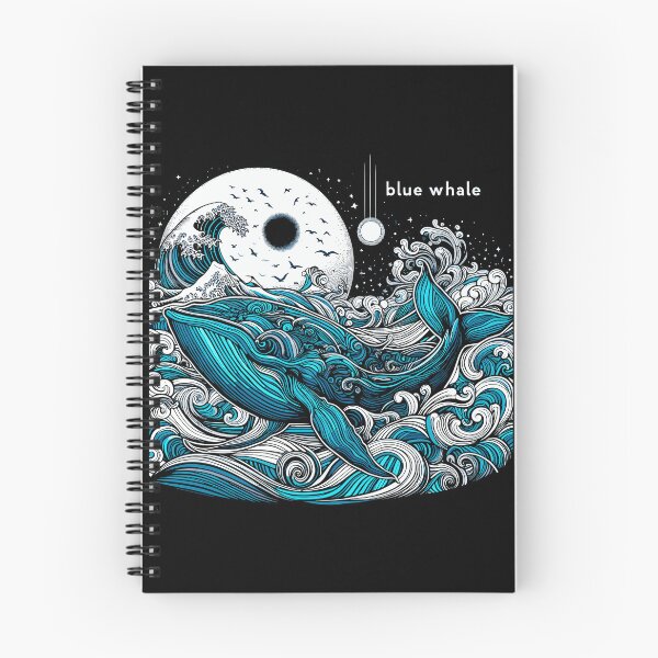 Item preview, Dark Shadows Blue Whale designed and sold by bihtti.