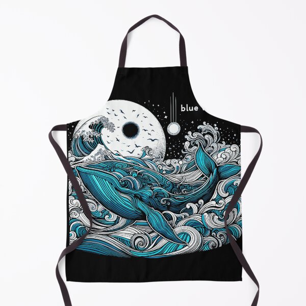 Item preview, Dark Shadows Blue Whale designed and sold by bihtti.