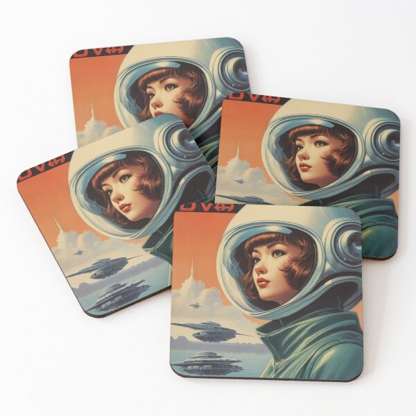 Item preview, Space Flight: 50s Vintage Aesthetic designed and sold by Pixelogia.