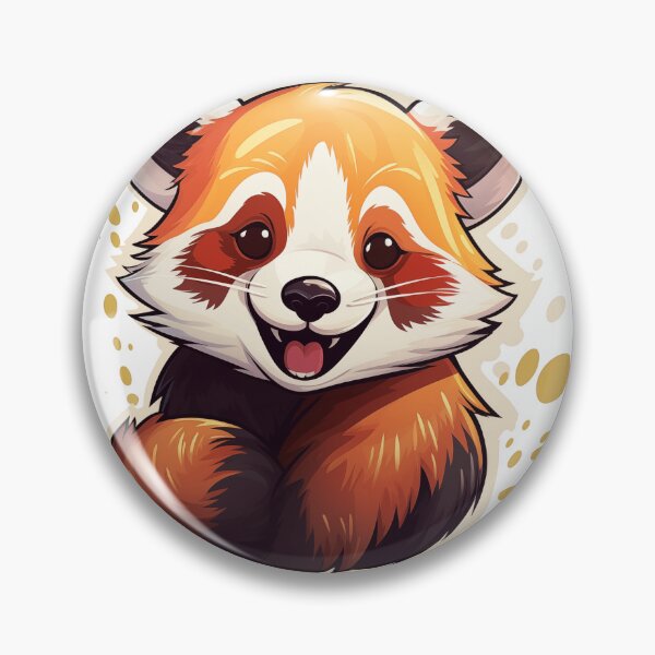 Item preview, Happy smiling red panda designed and sold by GoodThings66.