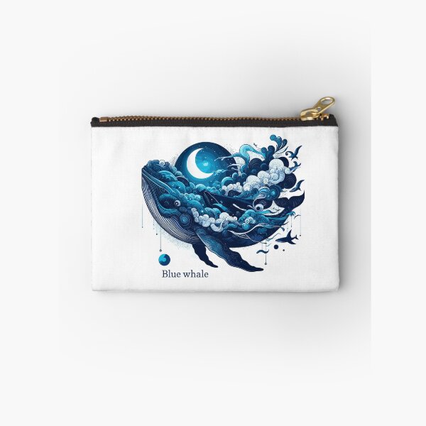 Item preview, Dark Shadows Blue Whale designed and sold by bihtti.