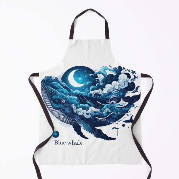 Item preview, Dark Shadows Blue Whale designed and sold by bihtti.