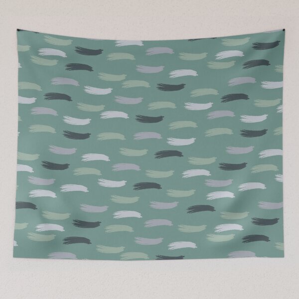 Item preview, Beautiful Green and Grey Paint Brush theme designed and sold by EMMonovi.