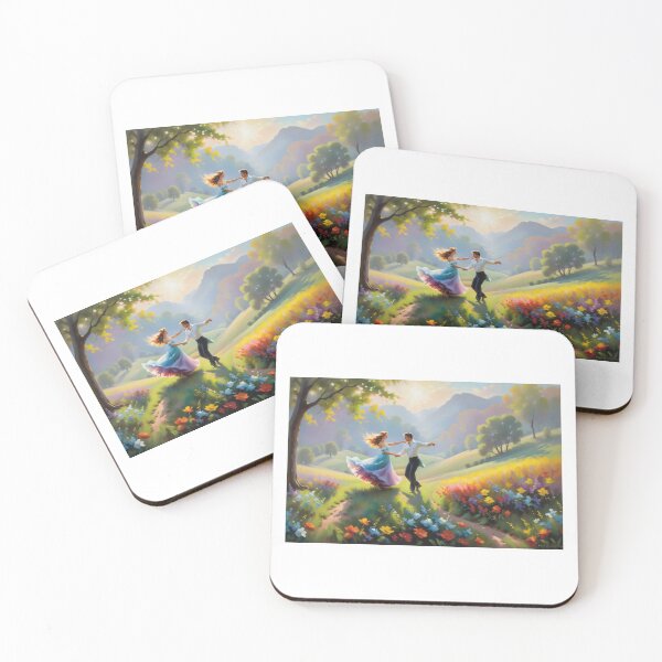Item preview, Whimsical Dream Dance in Impressionist Landscape designed and sold by PanoramaPrints.