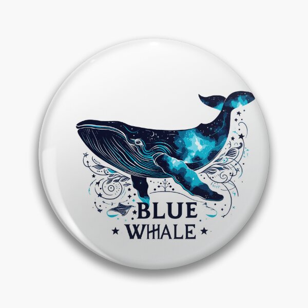 Item preview, Dark Shadows Blue Whale designed and sold by bihtti.