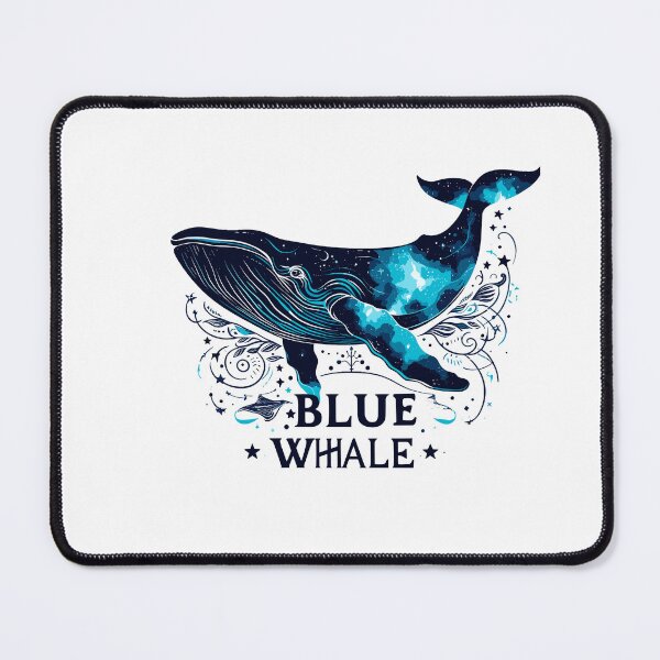 Item preview, Dark Shadows Blue Whale designed and sold by bihtti.