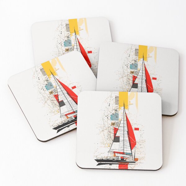 Item preview, Abstract Sailboat Art designed and sold by Sketch-Shack.