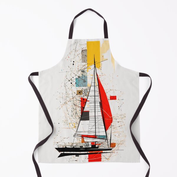 Item preview, Abstract Sailboat Art designed and sold by Sketch-Shack.