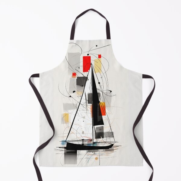 Item preview, Abstract Sailboat Art designed and sold by Sketch-Shack.