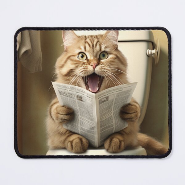 Item preview, The Feline Newshound designed and sold by vk09.