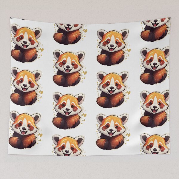 Item preview, Happy smiling red panda designed and sold by GoodThings66.