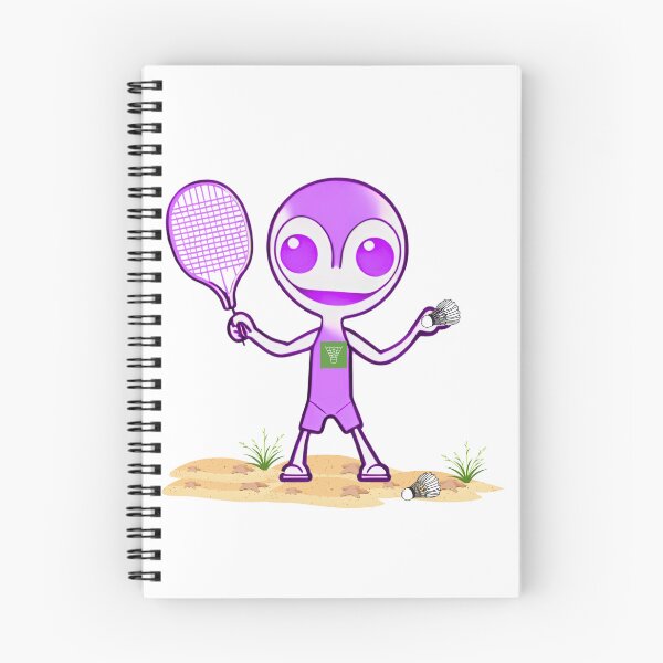 Item preview, Aliens also like to play badminton. designed and sold by Zofia Sosnecka.