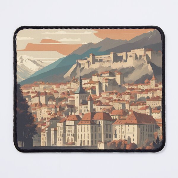 Item preview, Vintage poster Grenoble France designed and sold by KarakitAI.