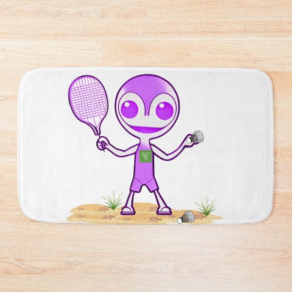 Item preview, Aliens also like to play badminton. designed and sold by Zofia Sosnecka.