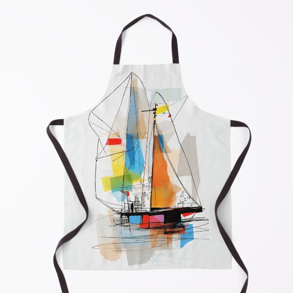 Item preview, Abstract Sailboat Art designed and sold by Sketch-Shack.