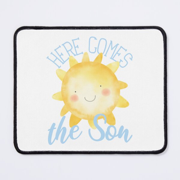 Item preview, Here comes the son babyshower boy gender reveal designed and sold by CreativaNook.
