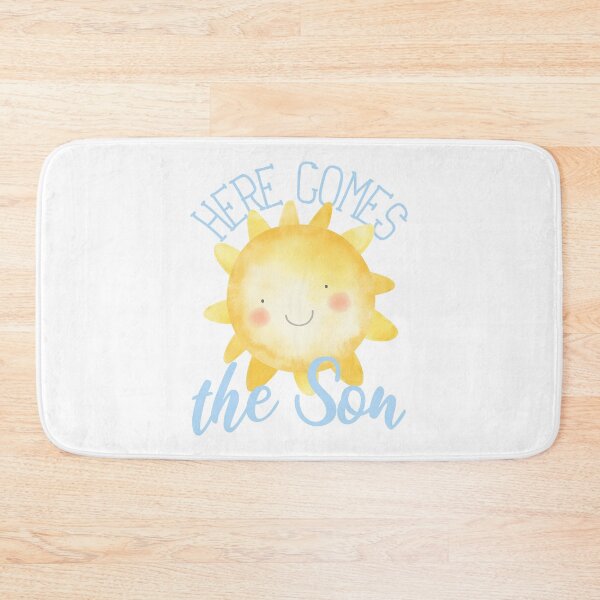 Item preview, Here comes the son babyshower boy gender reveal designed and sold by CreativaNook.
