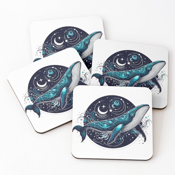 Item preview, Dark Shadows Blue Whale designed and sold by bihtti.