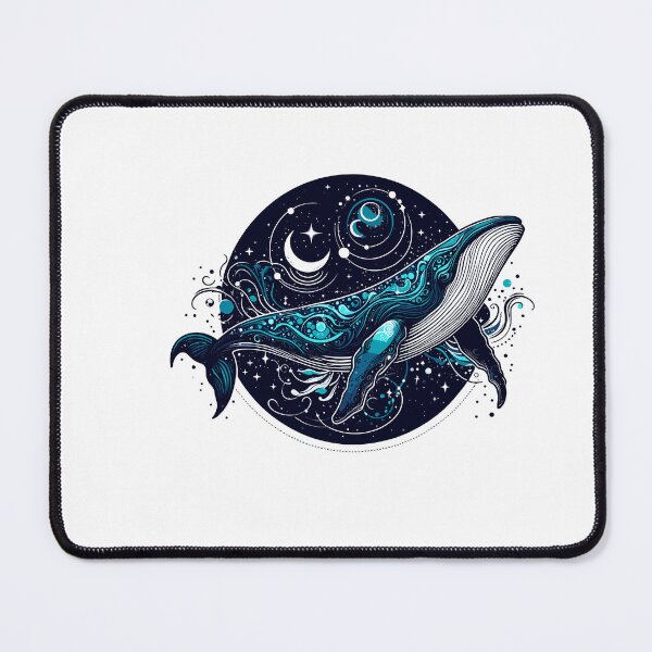 Item preview, Dark Shadows Blue Whale designed and sold by bihtti.