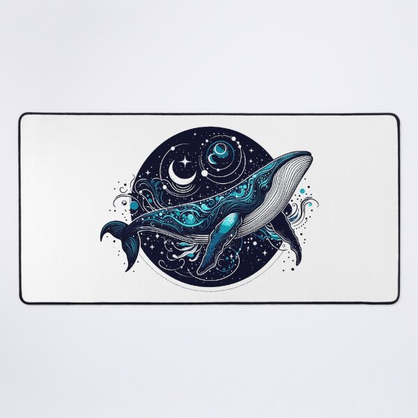 Item preview, Dark Shadows Blue Whale designed and sold by bihtti.