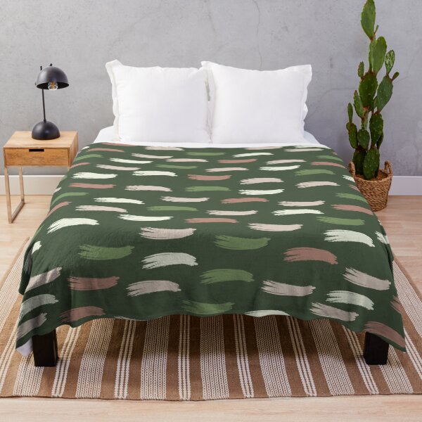 Item preview, Beautiful Green and Brown Paint Brush theme designed and sold by EMMonovi.