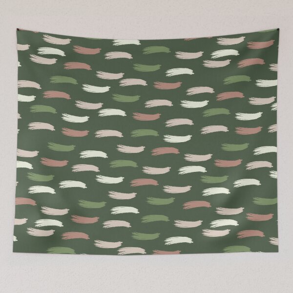 Item preview, Beautiful Green and Brown Paint Brush theme designed and sold by EMMonovi.