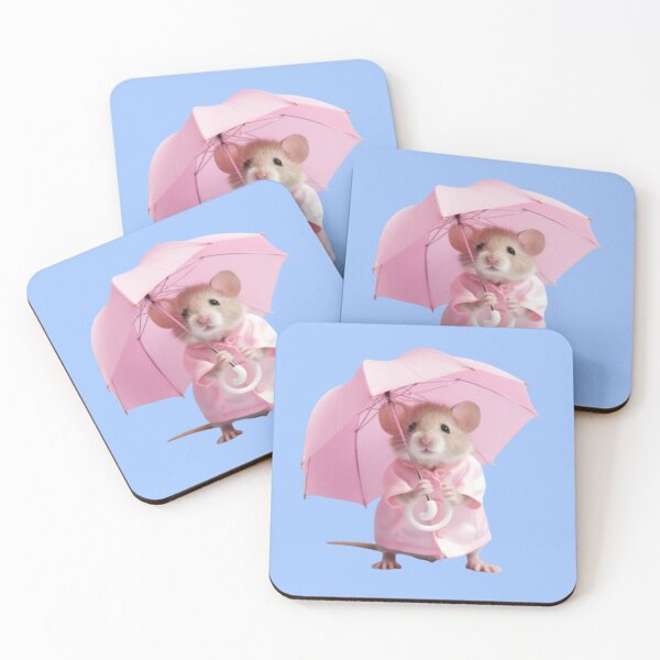 Item preview, Tiny Mouse, Big Dreams: Pink Umbrella Magic designed and sold by coserkan.