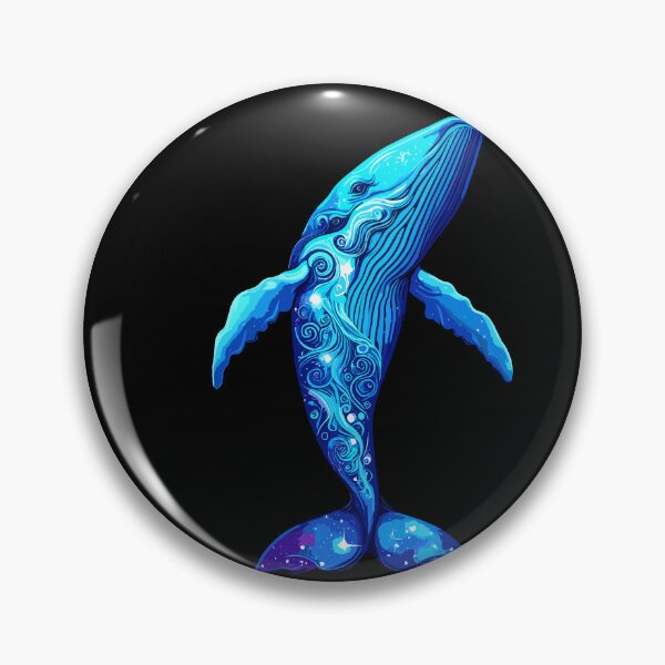 Item preview, Dark Shadows Blue Whale designed and sold by bihtti.