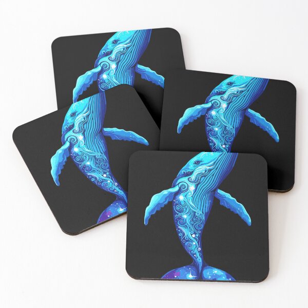 Item preview, Dark Shadows Blue Whale designed and sold by bihtti.