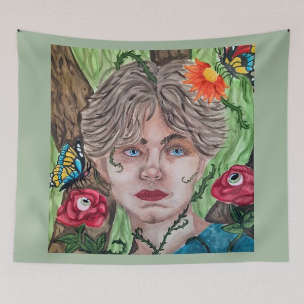 Item preview, FORGOTTEN- (surrealist portrait) designed and sold by MaxWuruhi-Art.