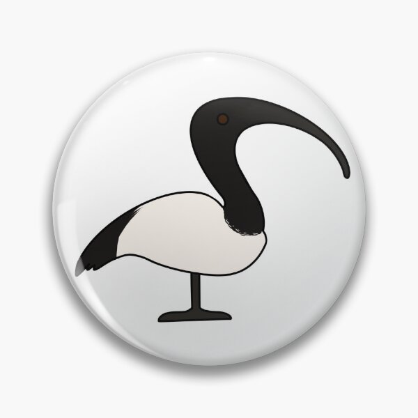 Item preview, African sacred ibis designed and sold by GhostoftheSea.