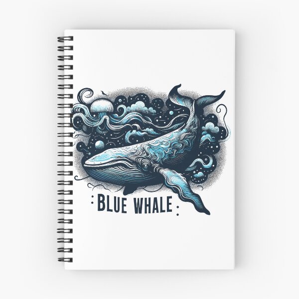 Item preview, Dark Shadows Blue Whale designed and sold by bihtti.