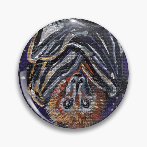 Item preview, Realistic Painted Bat on Purple Galaxy designed and sold by skybluekitty.