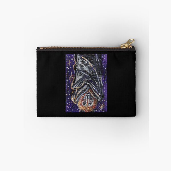 Item preview, Realistic Painted Bat on Purple Galaxy designed and sold by skybluekitty.