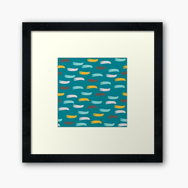 Item preview, Beautiful Blue and Yellow Paint Brush theme designed and sold by EMMonovi.