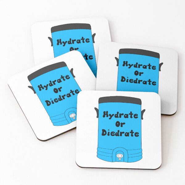 Item preview, Hydrate or Diedrate Blue Cooler designed and sold by doodlesbyCara.